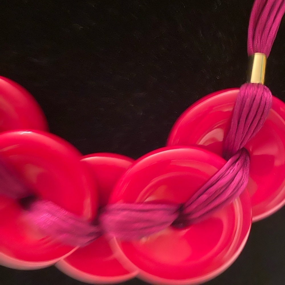 Pink Statement Necklace - Picture 2 of 4